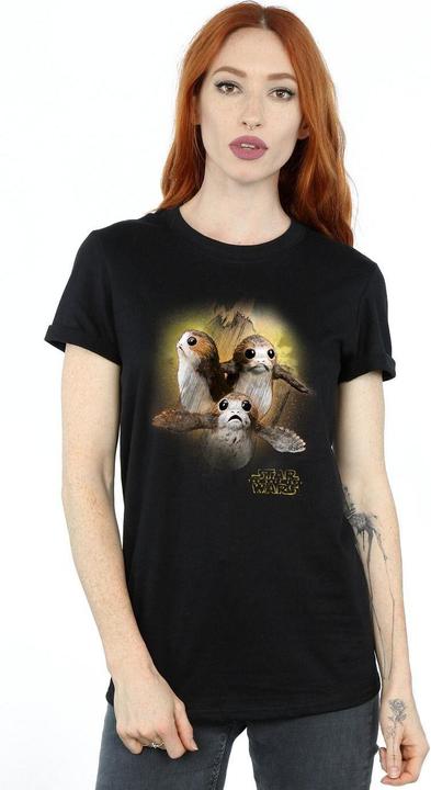 Immagine prodotto Star Wars Maglietta Ampia Porg Spazzolato Donna (M)