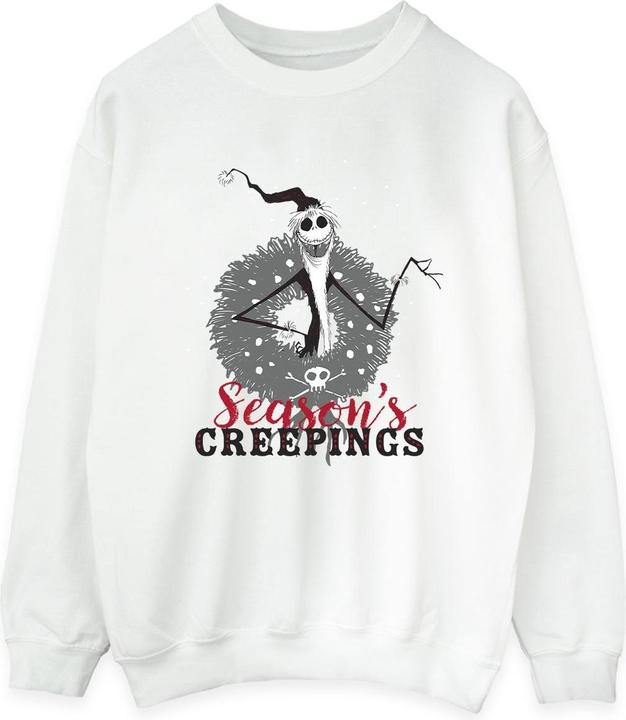 Image du produit Disney - Sweat THE NIGHTMARE BEFORE CHRISTMAS SEASONS CREEPINGS WREATH - Femme (5XL)