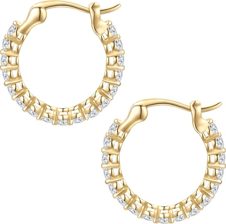 Immagine prodotto Glanzstücke München Orecchini a cerchio da donna - 36510 (Argento)