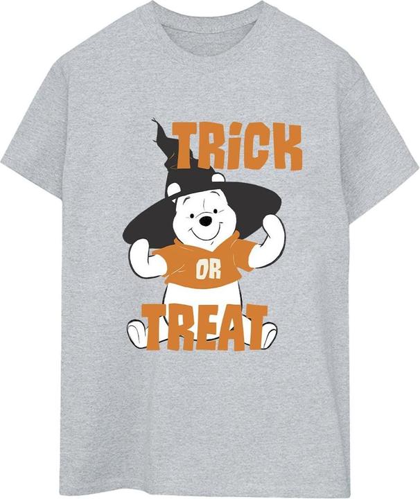 Actual product image Disney Womens/Ladies Winnie The Pooh Trick Or Treat Cotton Boyfriend T-Shirt (M)