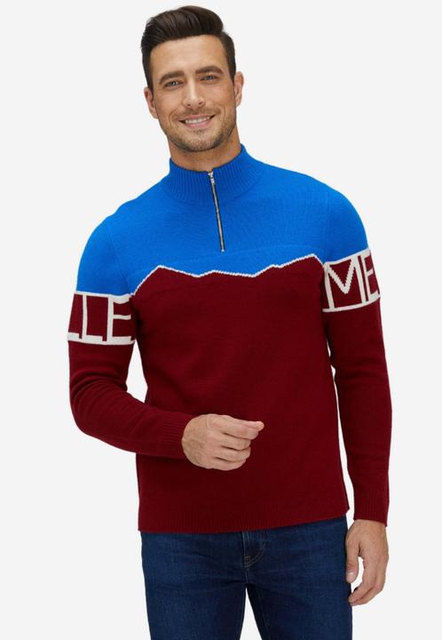Image du produit Bellemere Pull Mérinos Super Fine Mountain Print Sweater (M)
