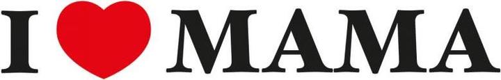 Actual product image Trenddeko I love Mama (80 x 13 cm)