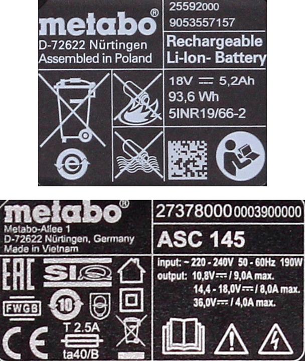 Image du produit Metabo Kit de base (18 V)