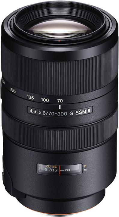Actual product image Sony 70-300mm f/4.5-5.6 G SSM II, Full Frame A-Mount (Sony A, full size)