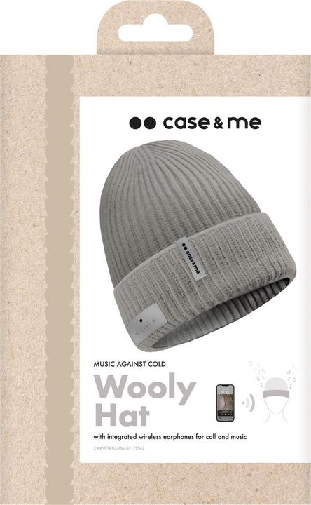 Actual product image Caseme Wireless winter hat with integrated headphones