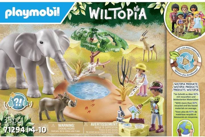Actual product image Playmobil Wiltopia - A jaunt to the waterhole (71294, Playmobil Wiltopia)