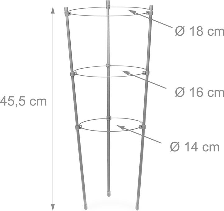 Immagine prodotto Relaxdays 4x aiuti per l'arrampicata (22 cm, 22 cm)