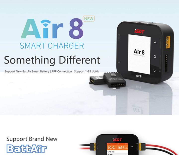 Produktbild Isdt AIR8 500 W DC, 1-8S, BattAir