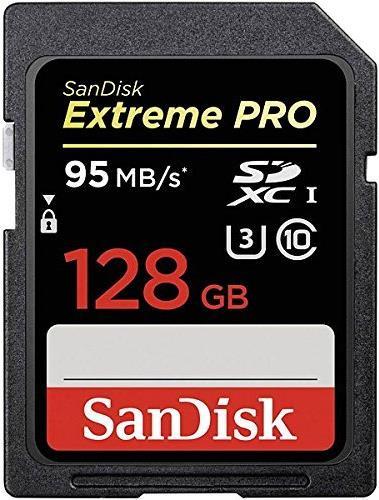 Produktbild SanDisk ExtremePro SDXC UHS-I, U3 (128 GB, SDXC, U3, UHS-I)