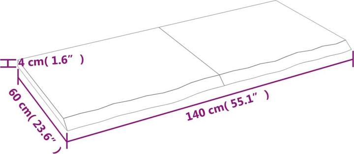 Image du produit VidaXL Gianna (140 x 60 x 4 cm)