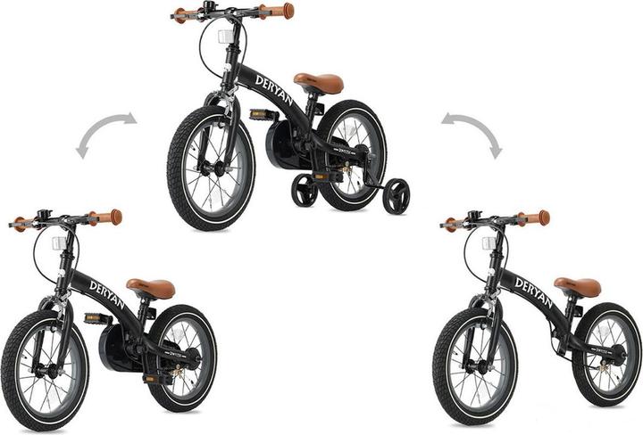 Actual product image Deryan 3in1 Kinderfahrrad (12")