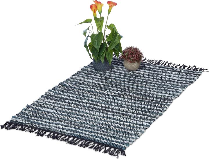 Produktbild Relaxdays Flickenteppich (100 x 60 x 1 cm)