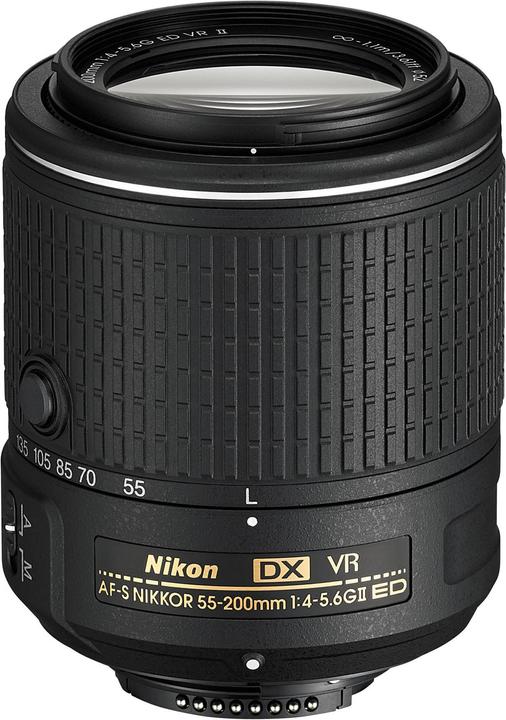 Produktbild Nikon AF-S DX 55-200mm, f/4.-5.6G ED VR II (Nikon DX, APS-C / DX)
