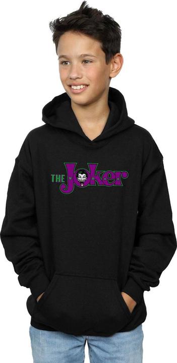 Actual product image Boys The Joker Text Logo Hoodie (128)