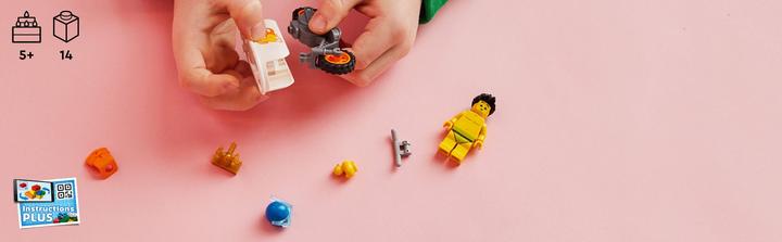 Actual product image LEGO Bathtub stunt bike (60333, LEGO City)