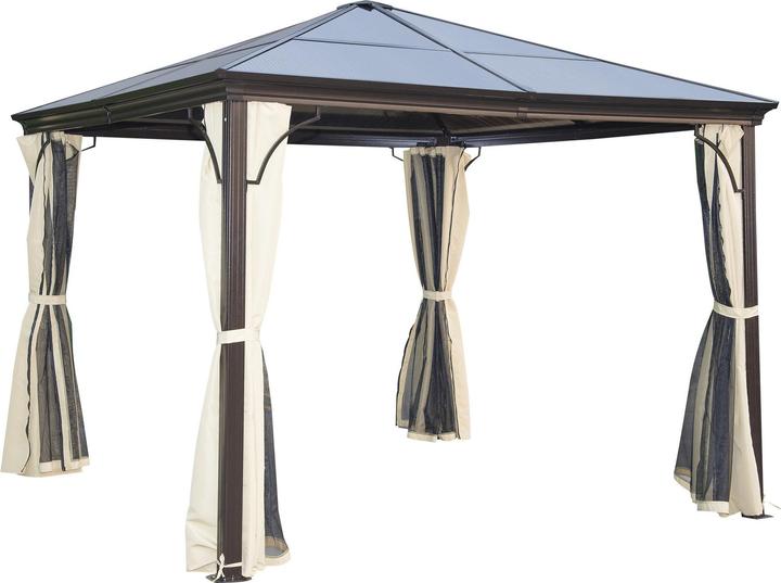 Image du produit Outsunny Pavillon de luxe avec toit translucide (300 cm, 300 cm)