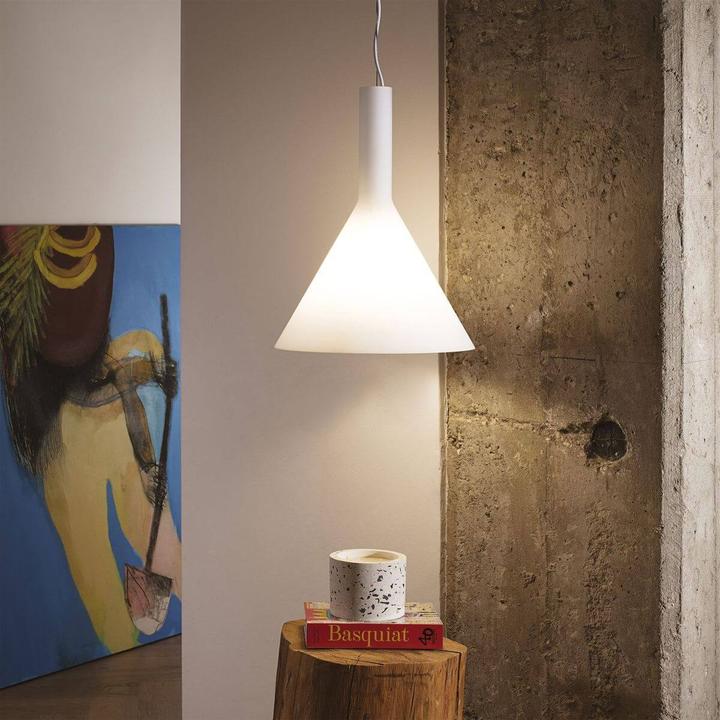 Immagine prodotto Ideal lux COCKTAIL lampada a sospensione E27 ⌀350mm dimmerabile bianco 074313 (E27)