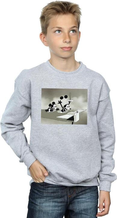 Actual product image Disney Boys Mickey Mouse Crazy Pilot Sweatshirt (152, 158)