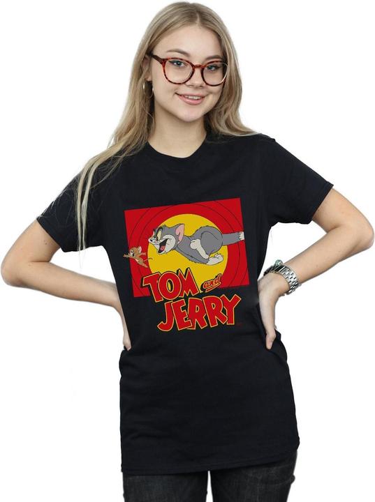 Immagine prodotto Tom & Jerry Chase Scene Maglietta Ampia Donna (4XL)