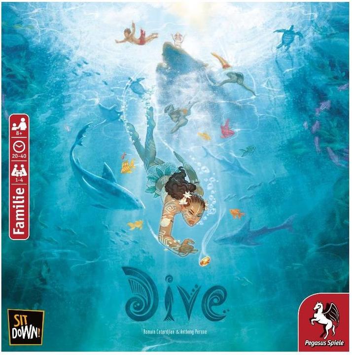 Actual product image Pegasus 57251G - Dive, Board game, 2-4 players, ages 8+ (DE edition) (German)