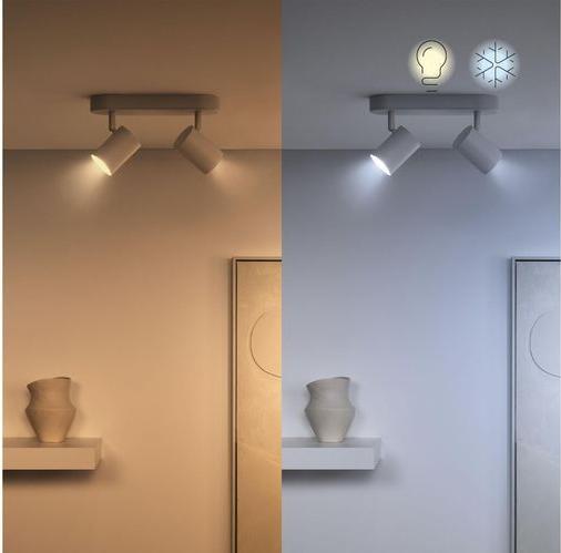 Productafbeelding WiZ Afstembaar wit en gekleurd glas (GU10, 4.70 W, 345 lm, 1 x, F)