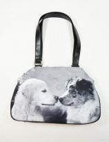 Image du produit Kögler Sac à main (moyen), 2 chiens, rétro, 35x7x20cm