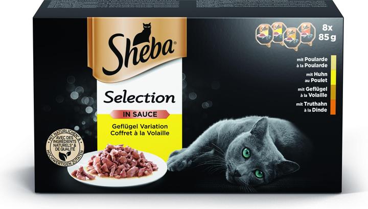 Sheba Selection in Sauce Geflügel Variation Schale 8x85g (680 g)