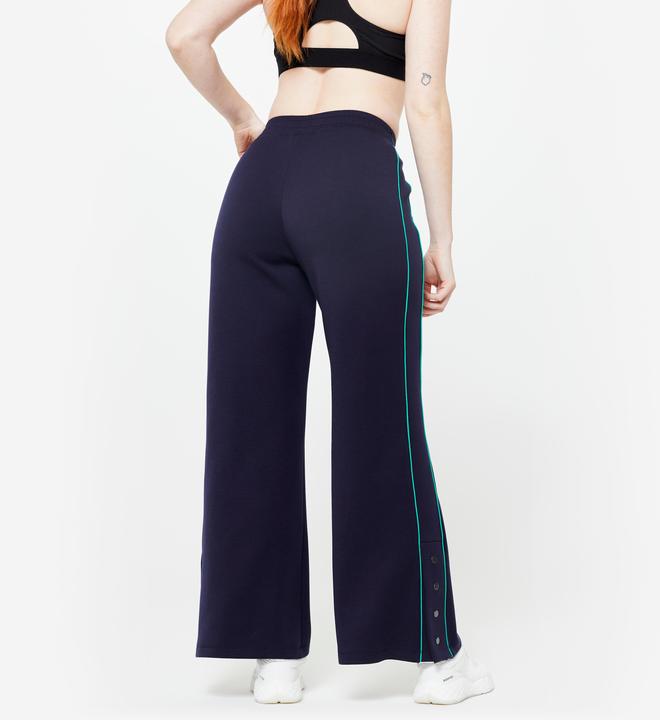 Immagine prodotto Domyos Pantaloni da jogging a gamba larga - Heritage blu scuro/verde (W35)