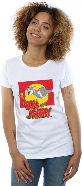 Actual product image Tom & Jerry Womens/Ladies Chase Scene Cotton T-Shirt (XL)