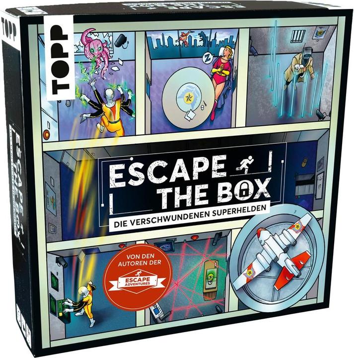 Produktbild TOPP Escape The Box – Die verschwundenen Superhelden: Das ultimative Escape-Room-Erlebnis als (Deutsch)