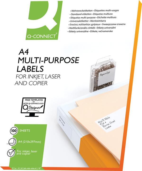 Actual product image Q-Connect Labels