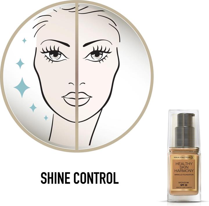 Image du produit Max Factor Healthy Skin Harmony 30 ml flacon pompe Crème 80 Bronze (80 Bronze)