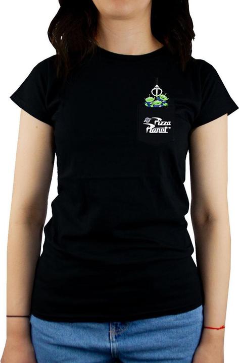 Actual product image Toy Story The Claw Pizza Planet T-shirt with pocket (XL)
