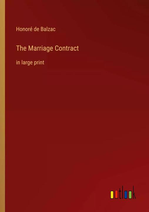 Immagine prodotto The Marriage Contract (Inglese, Onorato di Balzac, 2022)