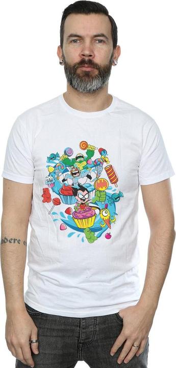 Actual product image Mens Teen Titans Go Candy Mania T-Shirt (XXL)