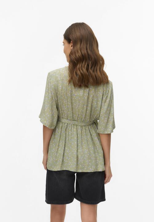 Produktbild Mamalicious Normal geschnitten V-Ausschnitt Weite Ärmel Top Bluse (XXL)