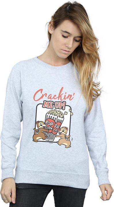 Actual product image Disney Womens/Ladies Chip N Dale Crackin Me Up Sweatshirt (L)
