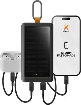 Produktbild Xtorm 15W, 1x USB-C, 1x USB-A Solar Power Bank (10000 mAh, 15 W, 37 Wh)