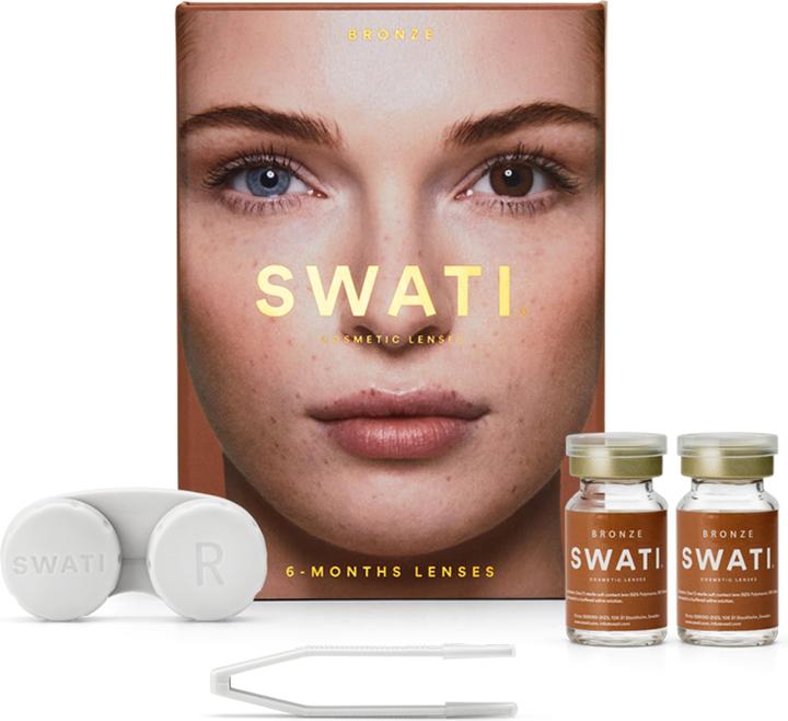 Produktbild Swati Coloured Contact Lenses 6 Months - Bronze (Bronze)