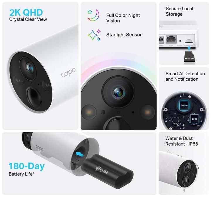 Actual product image TP-Link Tapo C420 (2560 x 1440 Pixels)
