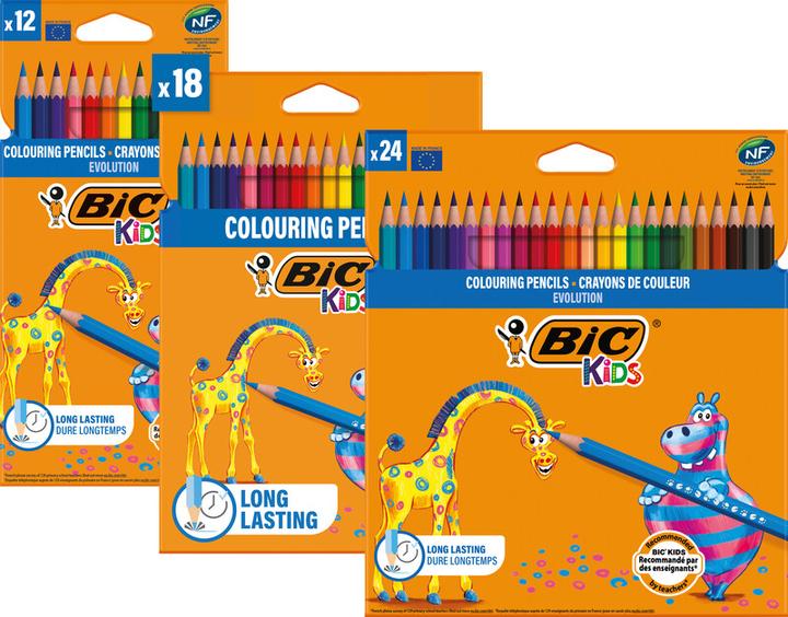 Produktbild Bic Kids Evolution (Sortiert, 12 x)