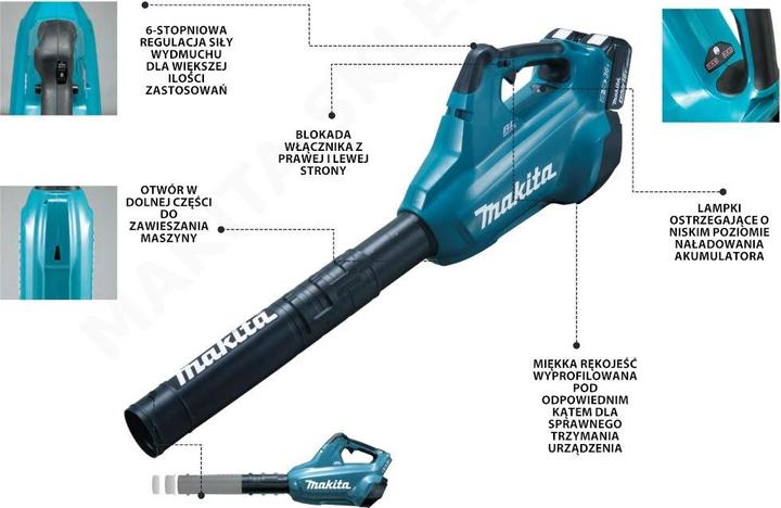 Produktbild Makita DUB362Z (Akkubetrieb, Laubbläser)