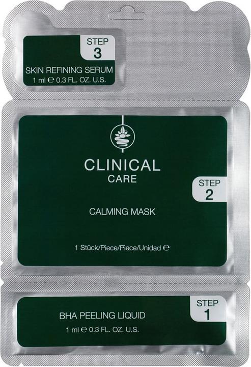 Produktbild Klapp CLINICAL CARE Calming Mask 3 Step Home 3 Behandlungen (Manicure set)