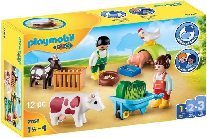 Produktbild Playmobil Bauernhof-Set (71158, Playmobil 1.2.3)