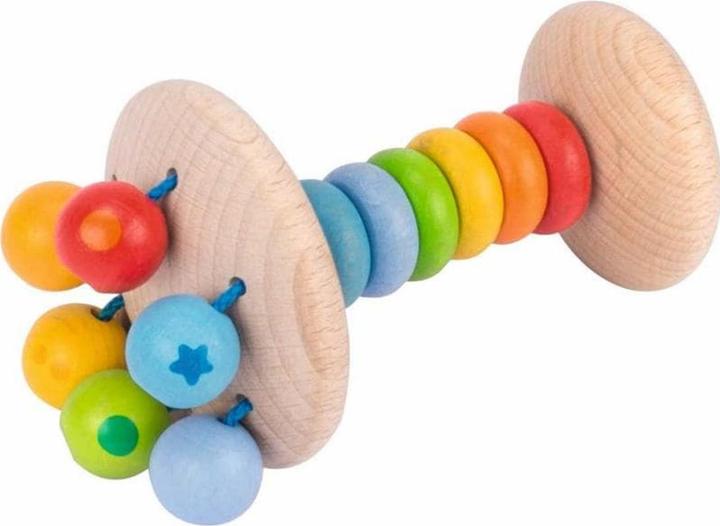 Goki Greifling Elastik Stielrassel Regenbogen