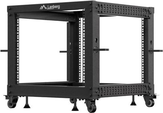 Produktbild Lanberg 19 OPEN RACK 9 HE 600X600-1100 VERSTELLBAR SCHWARZ
