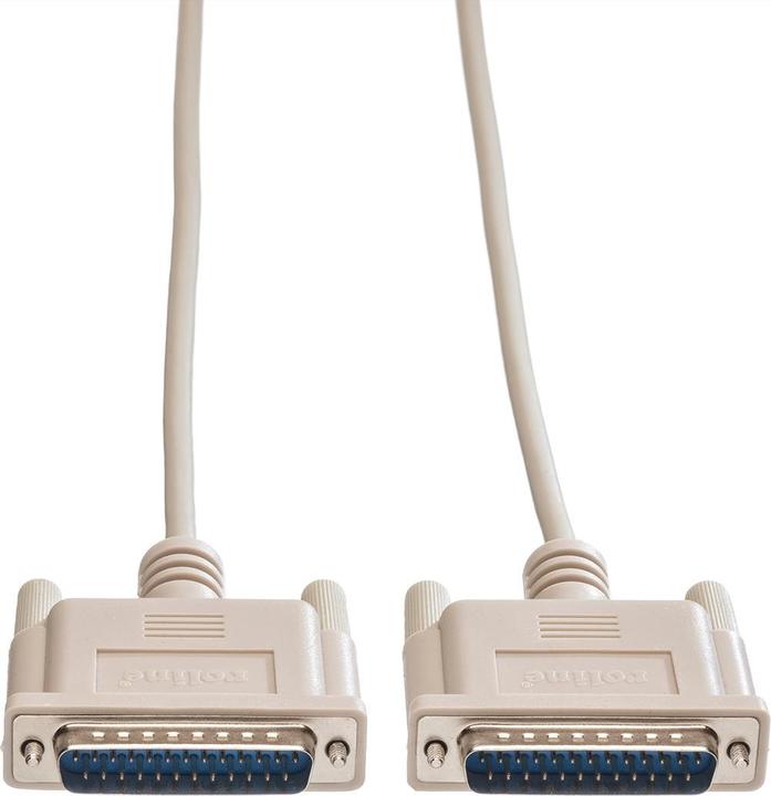 Actual product image Roline RS232 cable, ST-ST, 25pin (1.80 m, VGA)