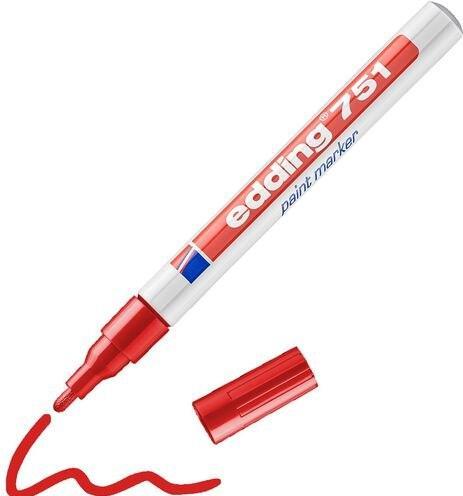 Produktbild Edding 751 Glanzlack-Marker (Rot, 1 mm, 1 x)
