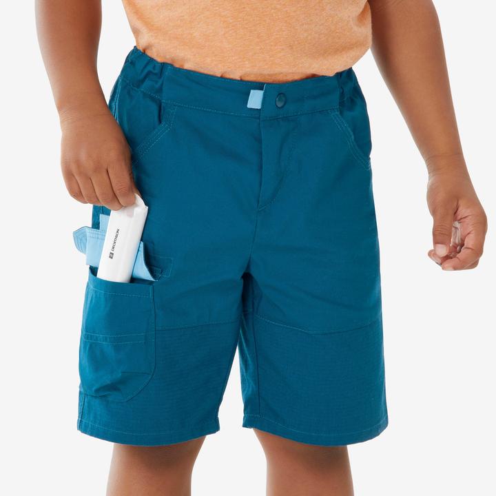 Actual product image Quechua Wandershorts MH500 Kinder Grösse 92–122 blau (92, 94, 96, 98, 102, 104, 106, 110, 116, 122, 95 A, 120 B, 100 A, 105 A, 115 A)