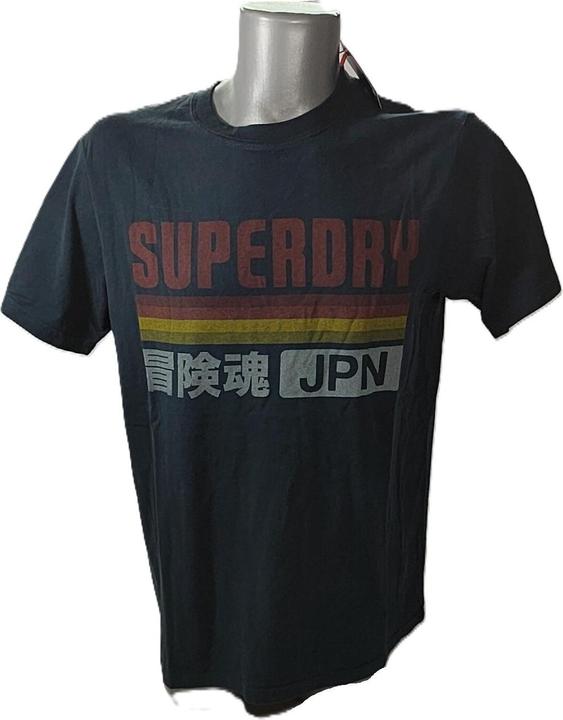 Superdry Lässiges Japan T-Shirt mit Streifen